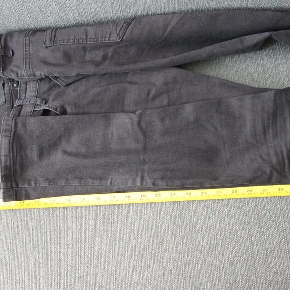 Daily Denim with Rips at the Knees Designed in Quebec Size 32 Black Pants - Picture 8 of 12